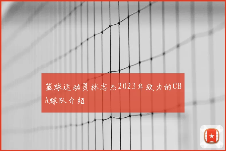 篮球运动员林志杰2023年效力的CBA球队介绍
