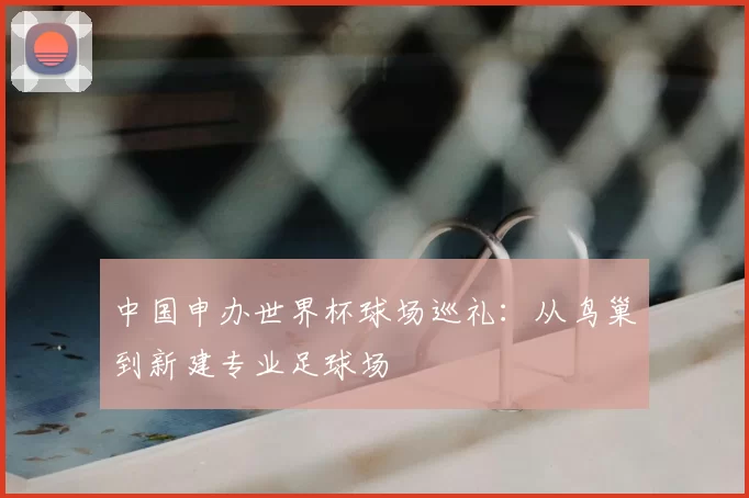 中国申办世界杯球场巡礼:从鸟巢到新建专业足球场